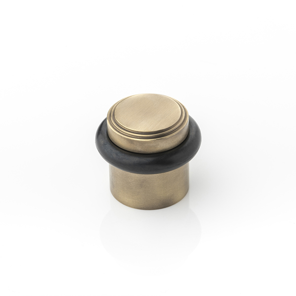 Bartlett solid brass floor mounted door stop
