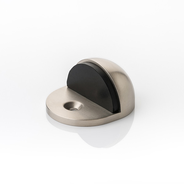 Solid brass floor mounted domed door stopper