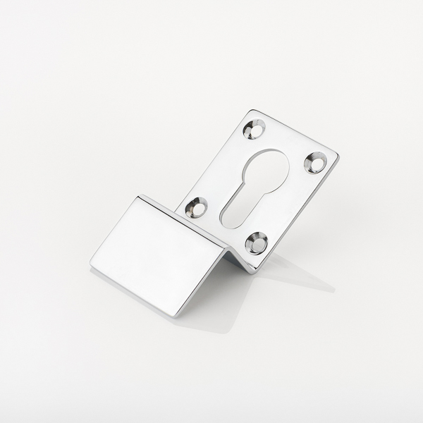 Euro cylinder escutcheon pull