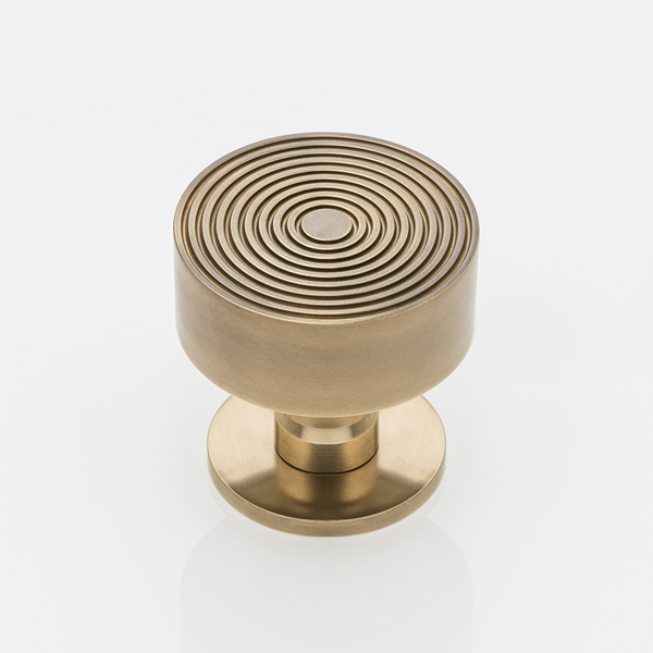 Fowler solid brass statement entrance door pull