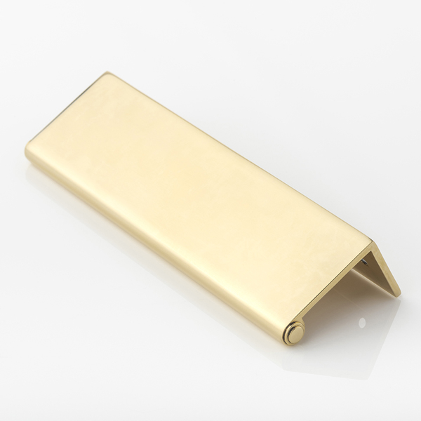 Bartlett solid brass small round edge pull