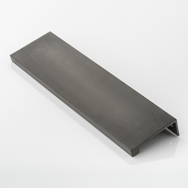 Cube solid brass large edge pull