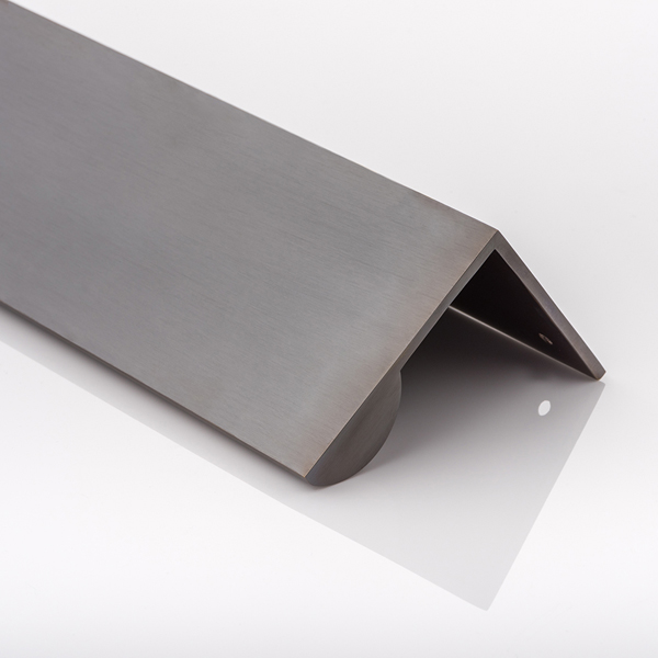 Moon solid brass large edge pull handle