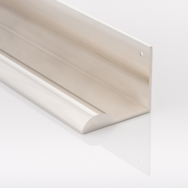 Moon solid brass large edge pull handle