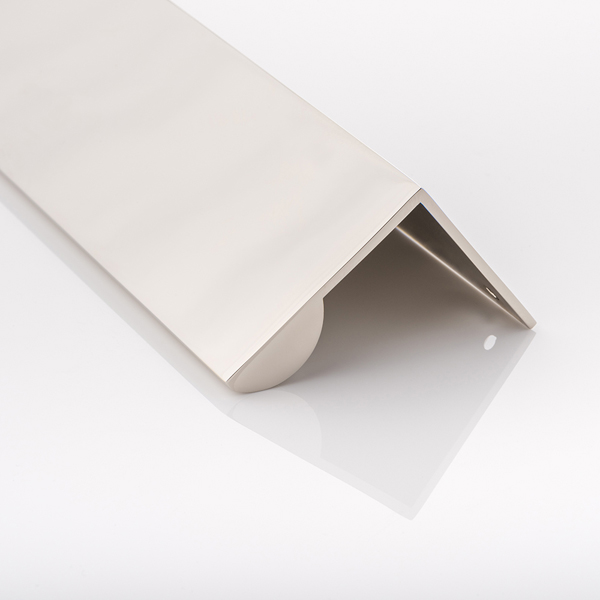 Moon solid brass large edge pull handle