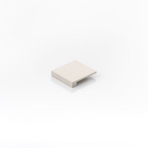 Cube solid brass small edge pull with concealed fixing