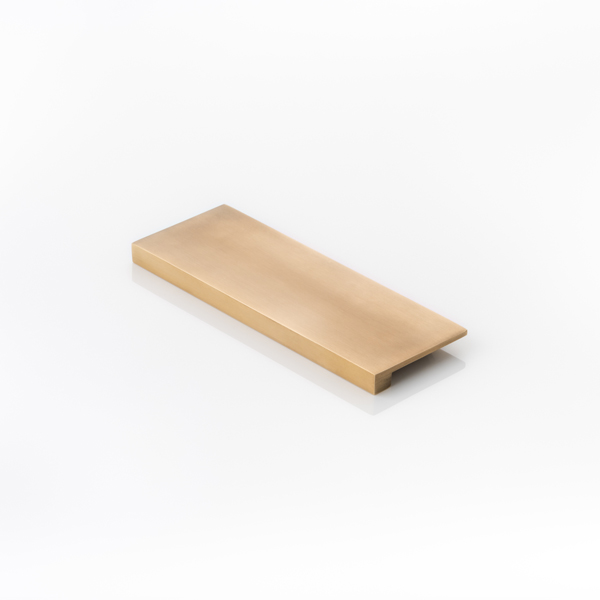 Cube solid brass small edge pull with concealed fixing