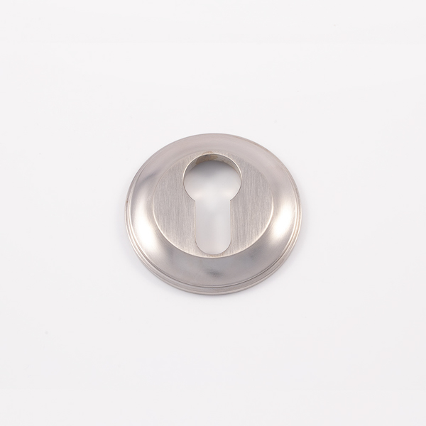 Solid brass euro cylinder profile traditional escutcheon