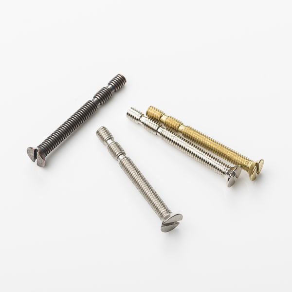 Solid brass m4 cabinet handle fixing bolts in decorative finishes