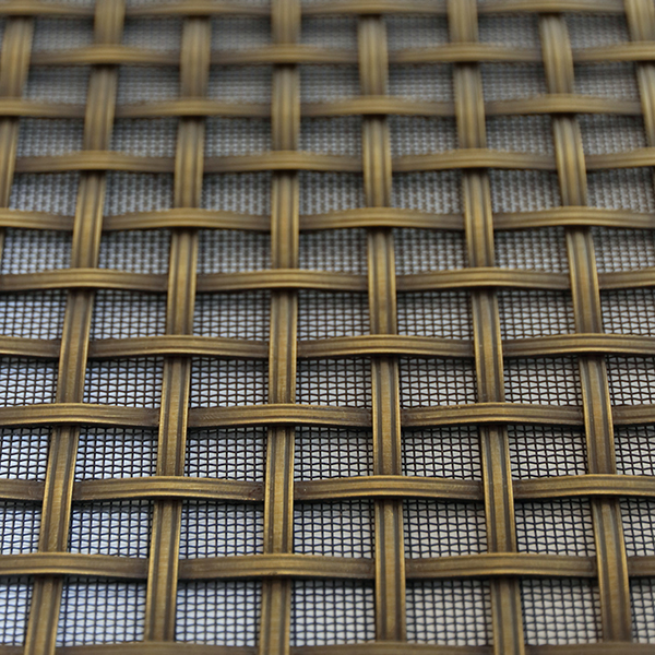 hand woven square reeded