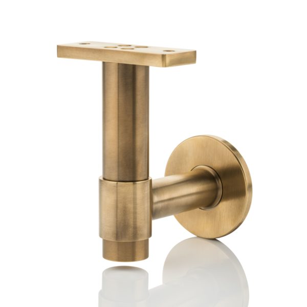 Montgomery solid brass handrail bracket