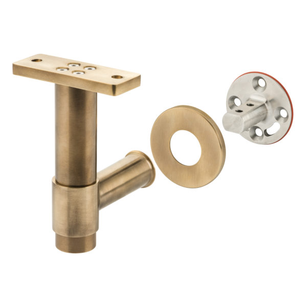 Montgomery solid brass handrail bracket