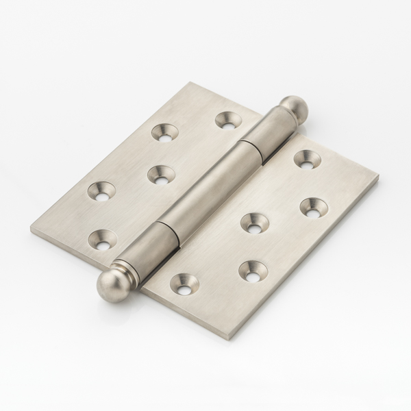 Ethan III ball finial high performance solid brass concealed bearing butt hinge
