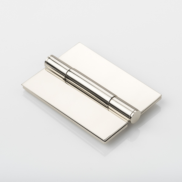 High performance concealed bearing butt hinge with minimalist cover