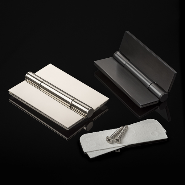 High performance concealed bearing butt hinge with minimalist cover