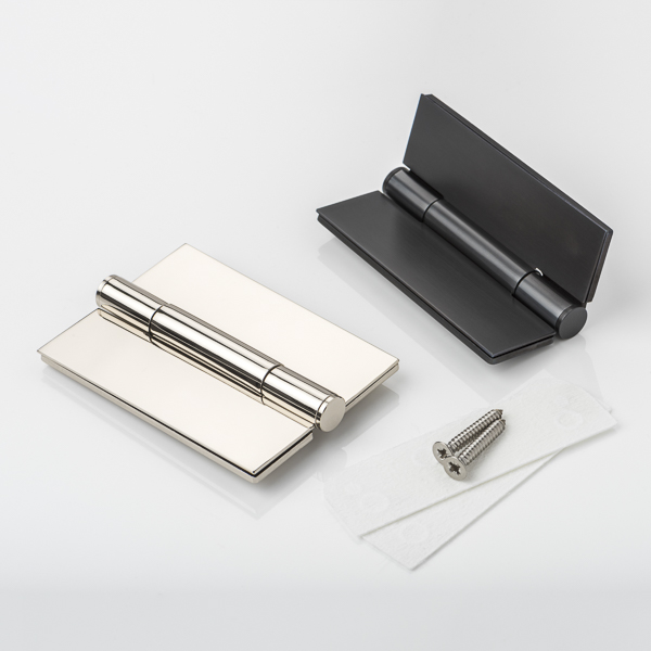 High performance concealed bearing butt hinge with minimalist cover