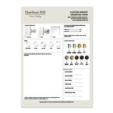 Design your own custom mirror