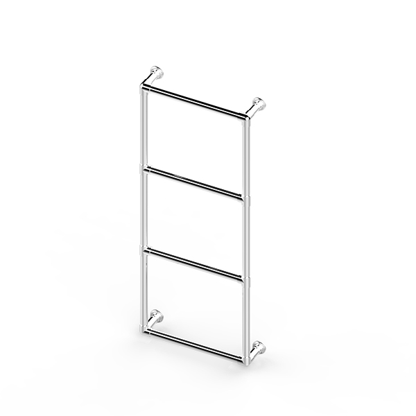 Contemporary wall-mounted towel warmer 525W x 1275H x 130D
