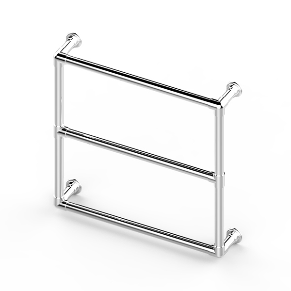 Contemporary wall-mounted towel warmer 675W x 675H x 130D