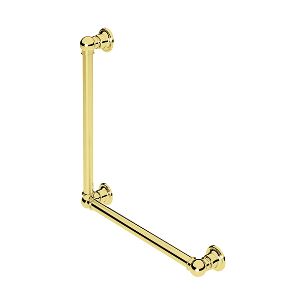 Ornate L-shaped grab rail 600 x 600mm
