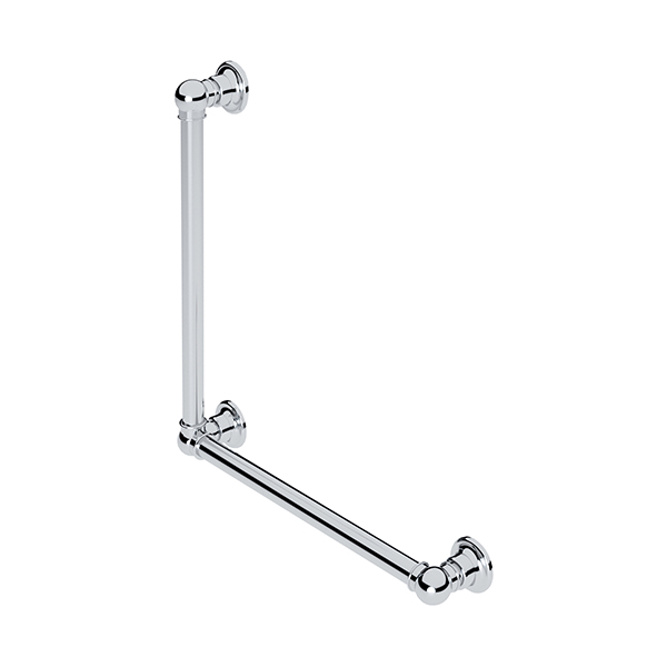 Ornate L-shaped grab rail 600 x 600mm