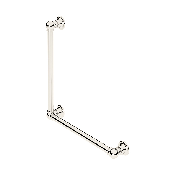 Ornate L-shaped grab rail 600 x 600mm