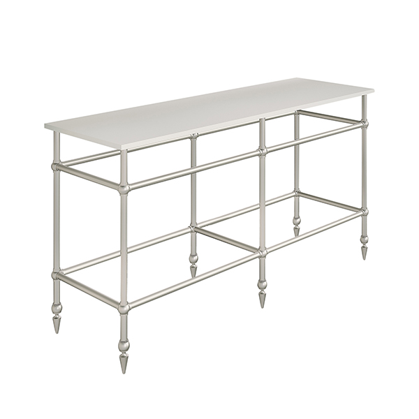 Traditional 6 leg double freestanding basin stand for benchtop. Pointed feet. W1500 x D480 x H880