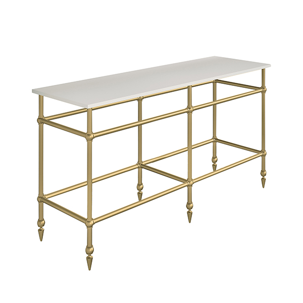 Traditional 6 leg double freestanding basin stand for benchtop. Pointed feet. W1500 x D480 x H880