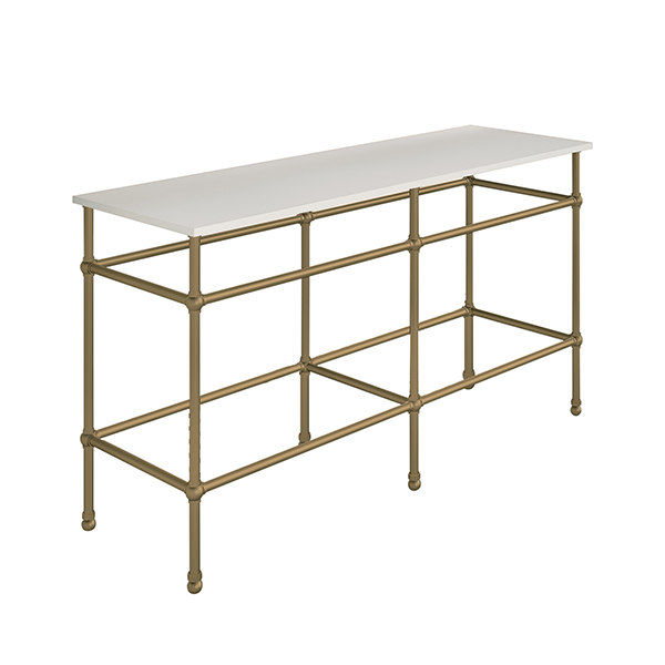 Traditional 6 leg double freestanding basin stand for benchtop. Ball feet. W1500 x D480 x H880