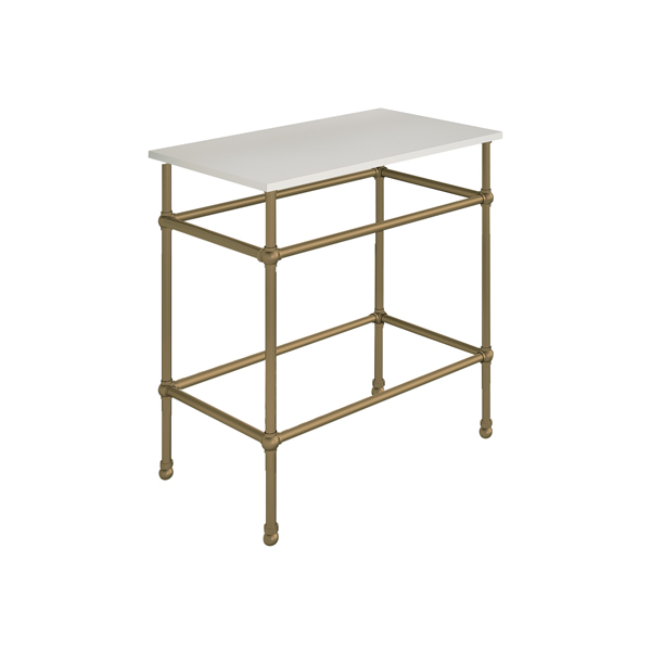 Traditional 4 leg freestanding basin stand for benchtop. Ball feet. W750 x D480 x H880