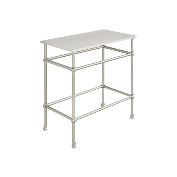 Traditional 4 leg freestanding basin stand for benchtop. Ball feet. W750 x D480 x H880