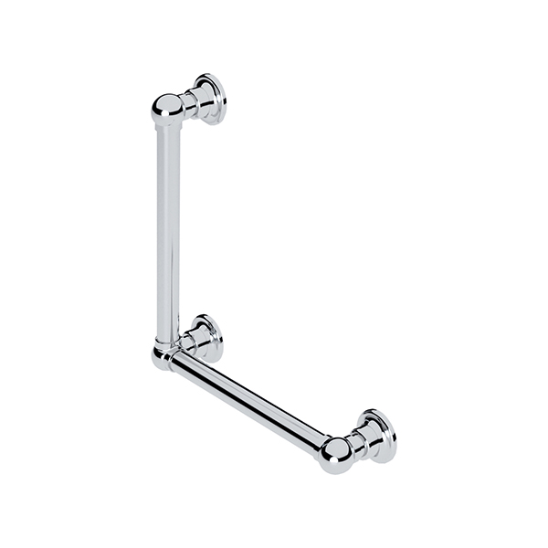 Traditional L-shaped grab rail 450 x 450mm