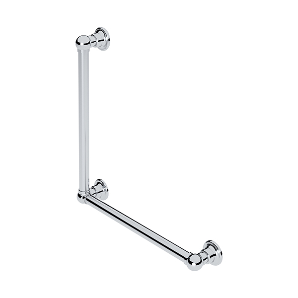 Traditional L-shaped grab rail 600 x 600mm