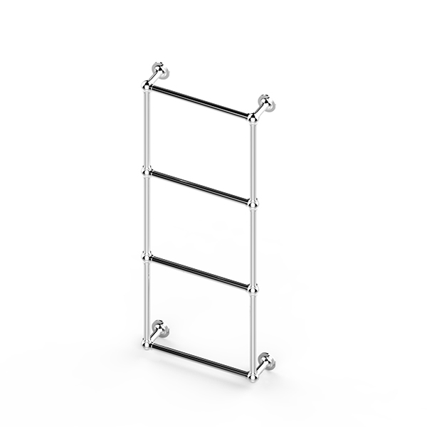 Traditional wall-mounted towel warmer 525W x 1275H x 138D