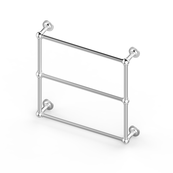 Traditional wall-mounted towel warmer 675W x 675H x 138D