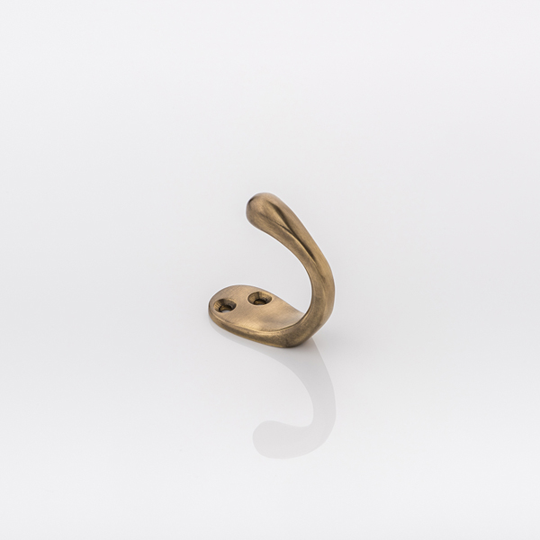 Old Vic solid brass hook