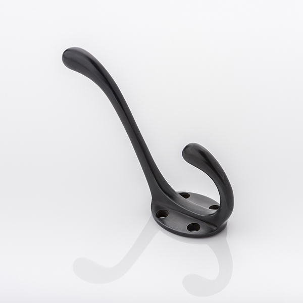 Old Vic solid brass double hook