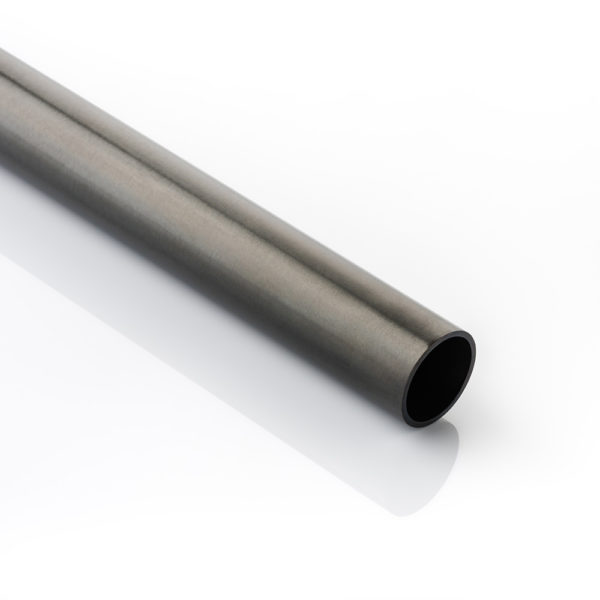 Solid brass round hanging rail