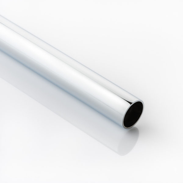 Solid brass round hanging rail