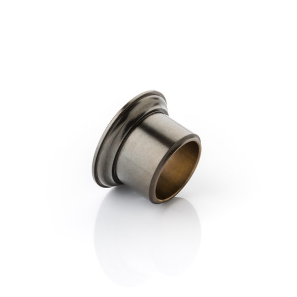 Solid brass classic end bracket for round hanging rail