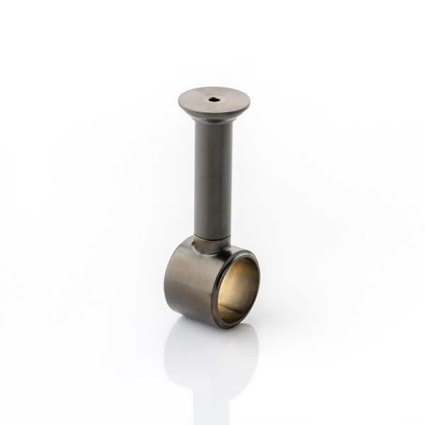 Solid brass classic support bracket for round hanging rail