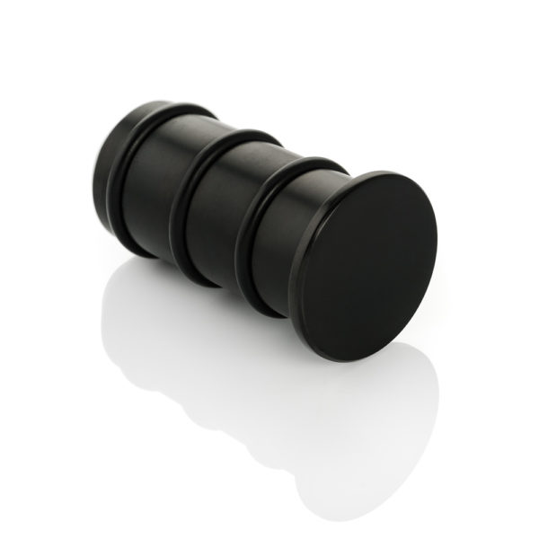 Solid brass end cap for round hanging rail