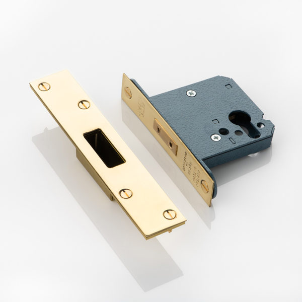 Small case high security euro cylinder deadlock