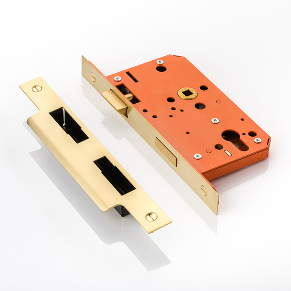 Orange large case euro cylinder latch lock