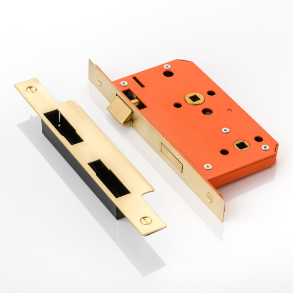 Orange large case privacy latch lock