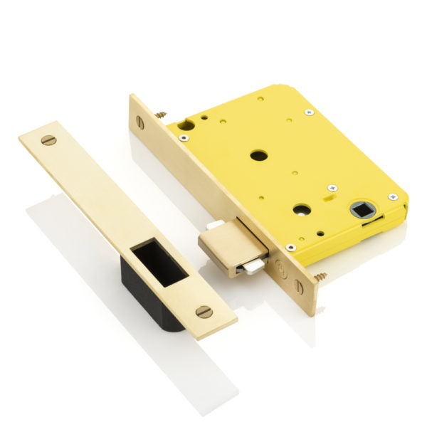 Yellow lock pocket sliding door privacy hook lock