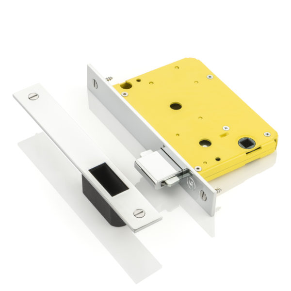 Yellow lock pocket sliding door privacy hook lock