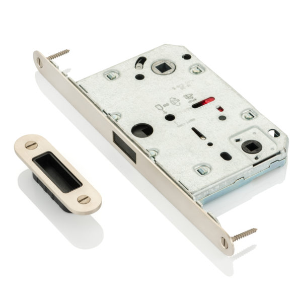 Privacy latch lock with magnetic latch