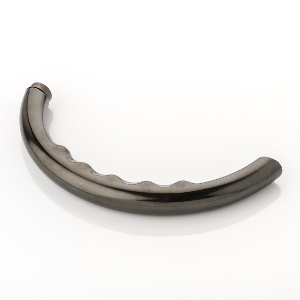 Infinity solid brass door lever handle with roseless rose