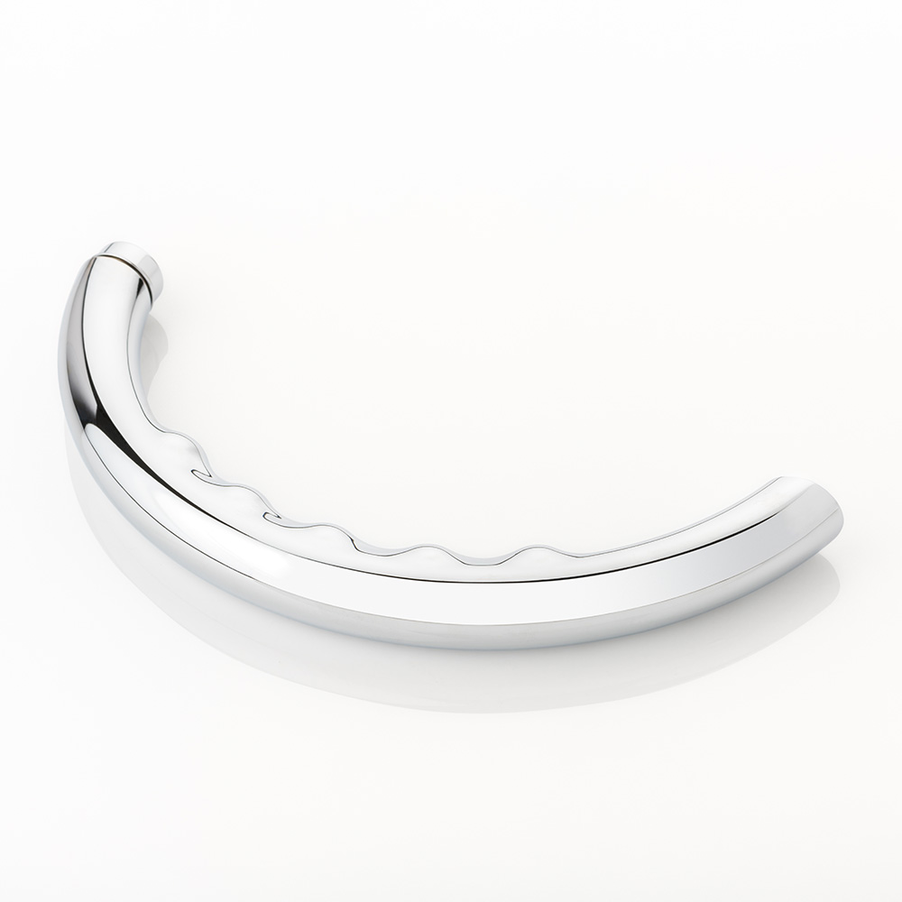 Infinity solid brass door lever handle with roseless rose